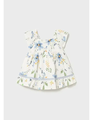 Vestido estampado - Cielo     