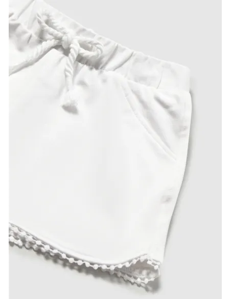 Short felpa basico - Blanco    