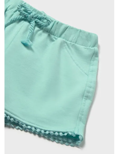 Short felpa basico - Turquesa  
