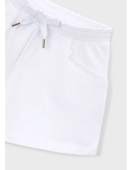 Short felpa basico - Blanco    