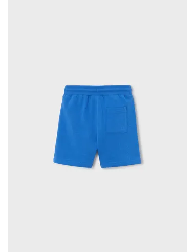 Bermuda felpa basica - Azul      