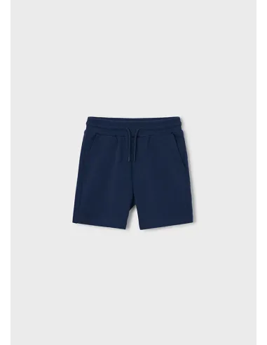 Bermuda felpa basica - Marino    