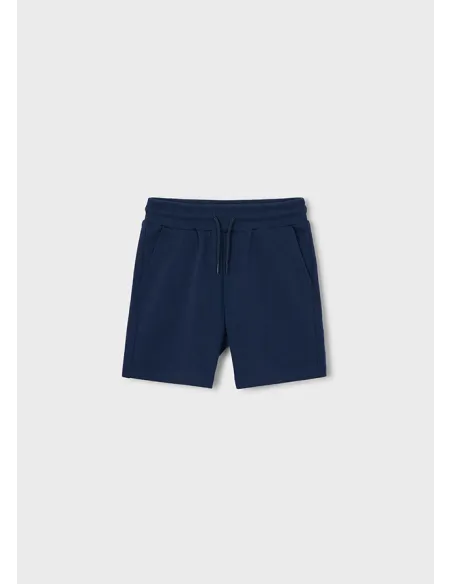 Bermuda felpa basica - Marino    