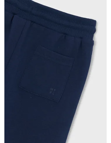 Bermuda felpa basica - Marino    