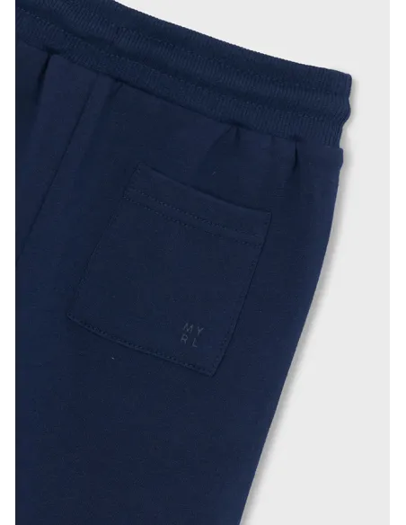 Bermuda felpa basica - Marino    