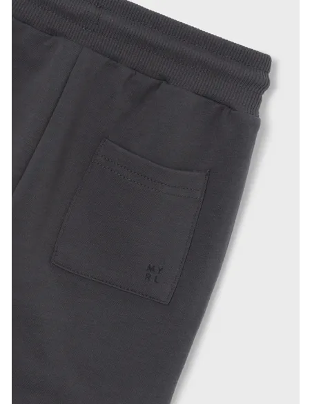 Bermuda felpa basica - Carbon    