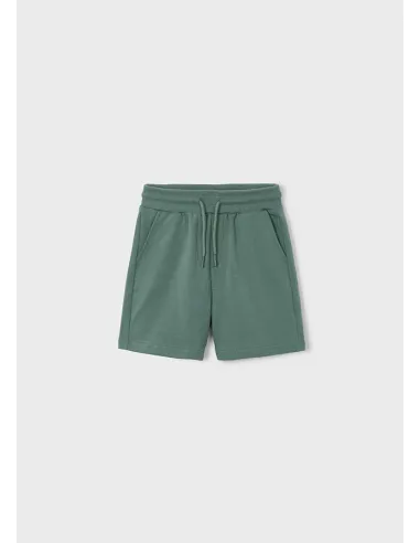 Bermuda felpa basica - Verde     