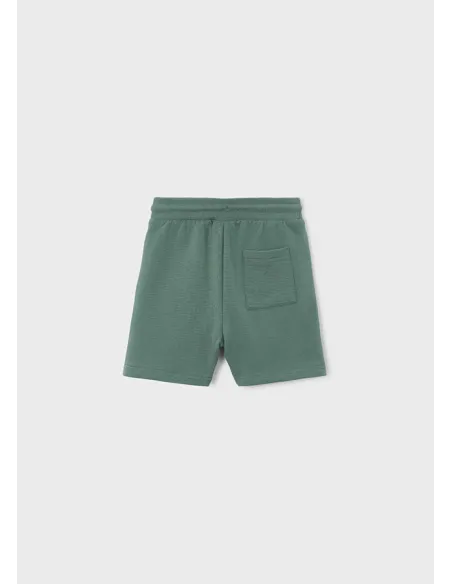 Bermuda felpa basica - Verde     