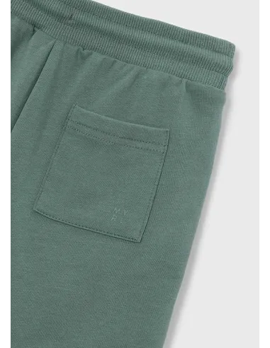 Bermuda felpa basica - Verde     