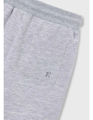 Bermuda felpa basica - Gris vig  