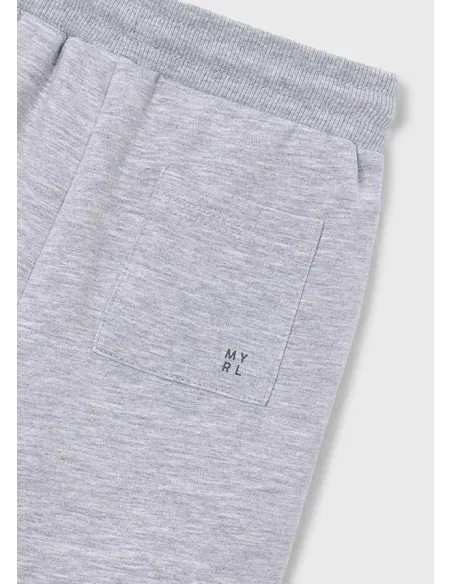 Bermuda felpa basica - Gris vig  