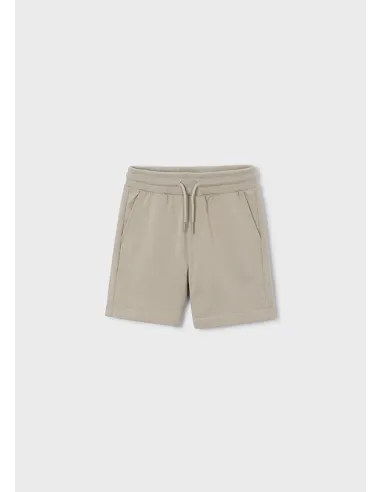 Bermuda felpa basica - Topo      