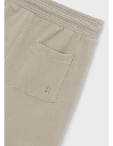 Bermuda felpa basica - Topo      