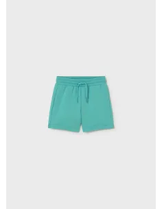 Bermuda felpa basica - Turquesa  