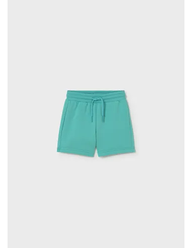 Bermuda felpa basica - Turquesa  