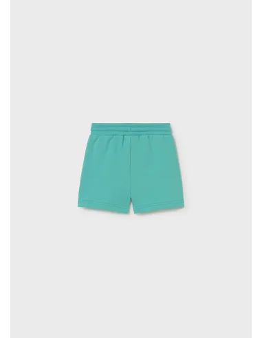 Bermuda felpa basica - Turquesa  