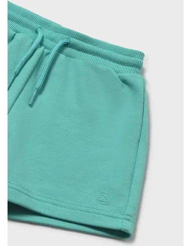 Bermuda felpa basica - Turquesa  