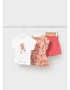 Conj. short 3 piezas - Flamingo  