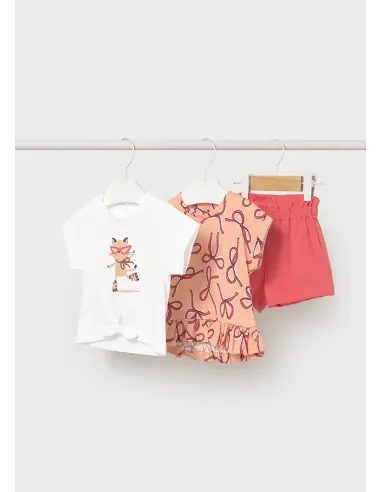 Conj. short 3 piezas - Flamingo  