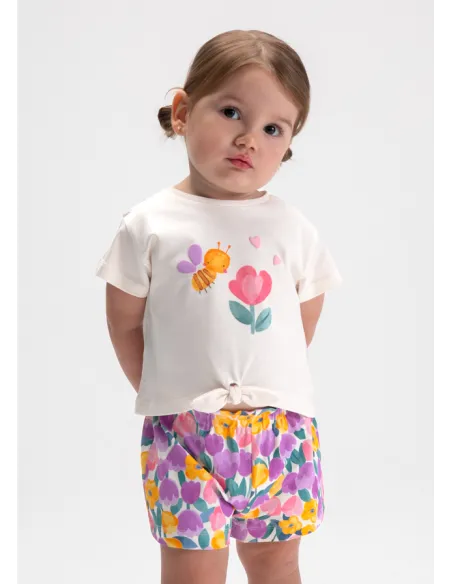 Conj. short 3 piezas - Lilac     