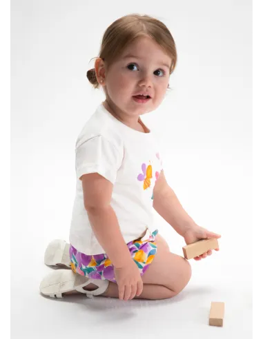 Conj. short 3 piezas - Lilac     