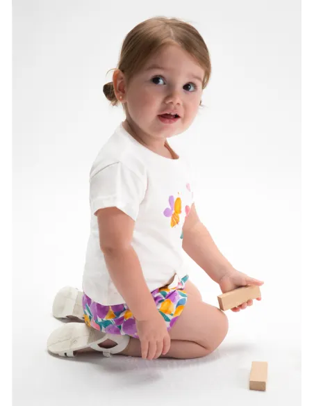 Conj. short 3 piezas - Lilac     