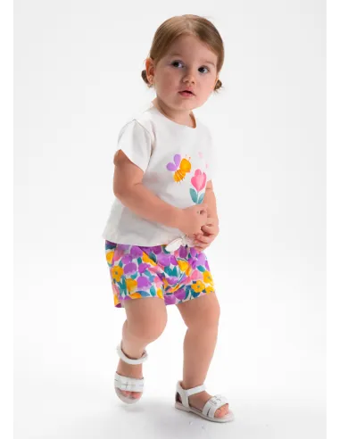 Conj. short 3 piezas - Lilac     