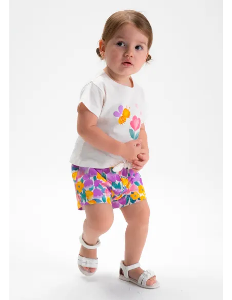 Conj. short 3 piezas - Lilac     