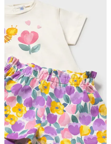 Conj. short 3 piezas - Lilac     