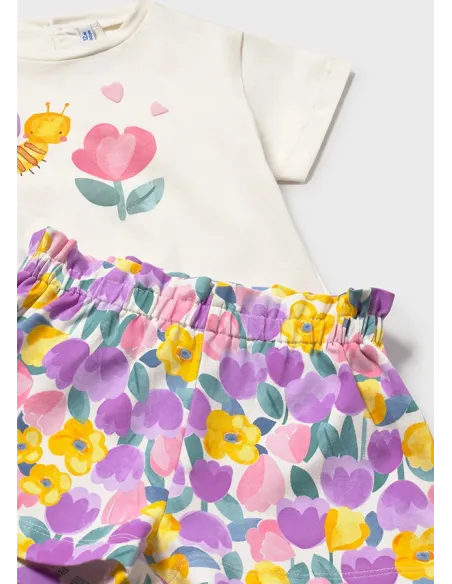 Conj. short 3 piezas - Lilac     