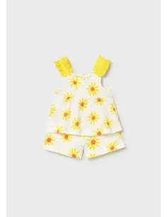 Conj. short punto bambula - Mimosa    