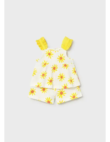 Conj. short punto bambula - Mimosa    