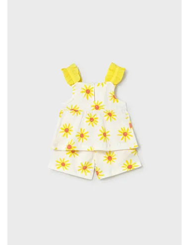 Conj. short punto bambula - Mimosa    