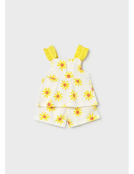 Conj. short punto bambula - Mimosa    