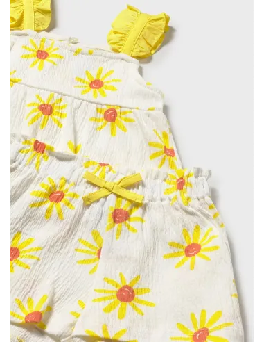 Conj. short punto bambula - Mimosa    