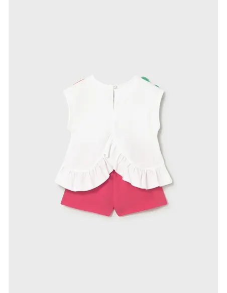 Conj. short grafica - Hibisco   