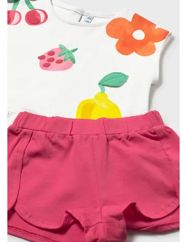 Conj. short grafica - Hibisco   