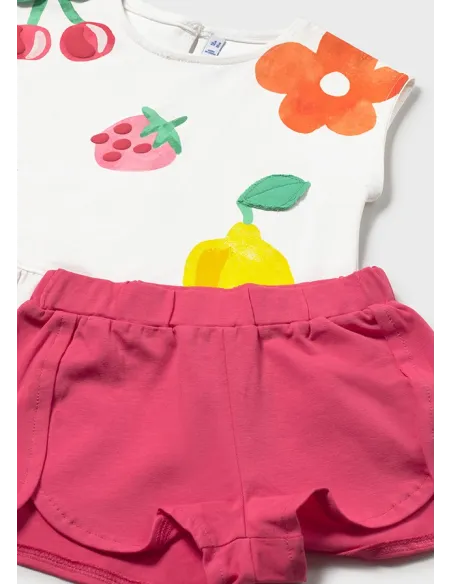 Conj. short grafica - Hibisco   