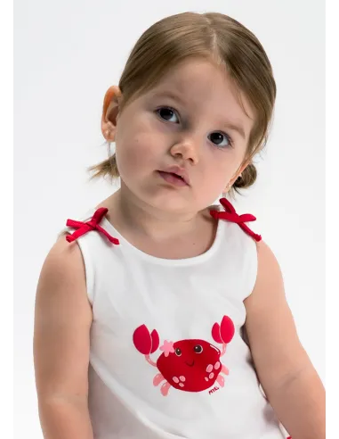 Conj. short estampado - Rojo      