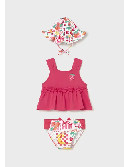 Conj. baño 3 piezas - Hibisco   