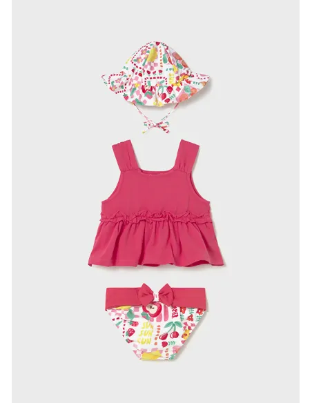 Conj. baño 3 piezas - Hibisco   