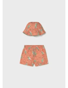 Conj. bañador con bucket - Arcilla   