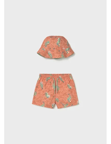 Conj. bañador con bucket - Arcilla