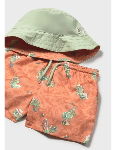 Conj. bañador con bucket - Arcilla