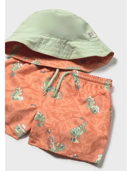 Conj. bañador con bucket - Arcilla