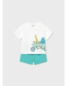 Conj. punto "friends" - Turquesa  