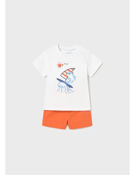 Conj. punto 2 piezas - Naranja   