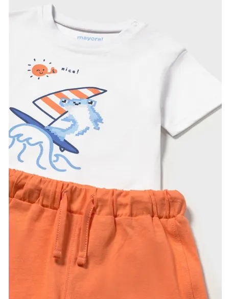 Conj. punto 2 piezas - Naranja   