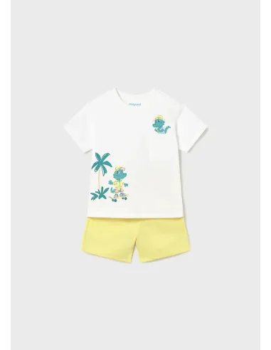 Conj. punto bermuda flame - Lemon     