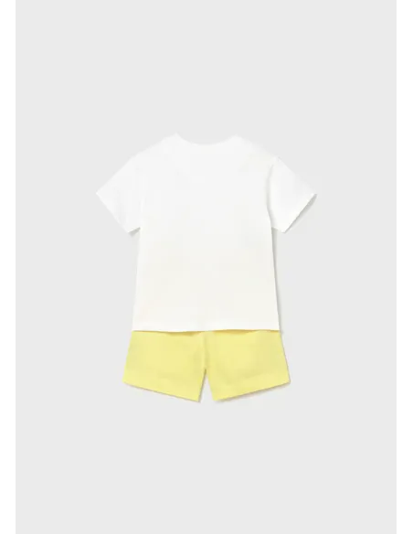 Conj. punto bermuda flame - Lemon     